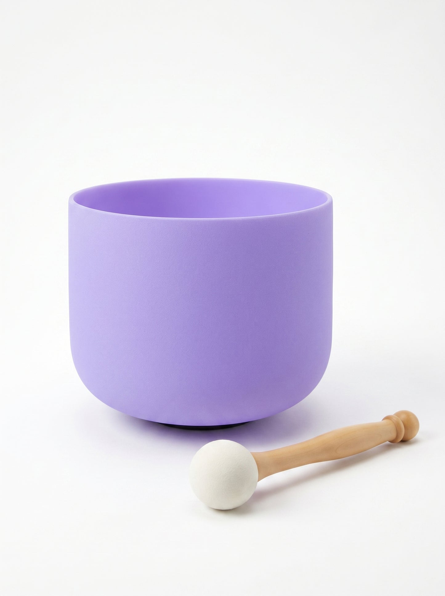 Cuenco de Cuarzo Violeta Pastel + Bolso de Transporte