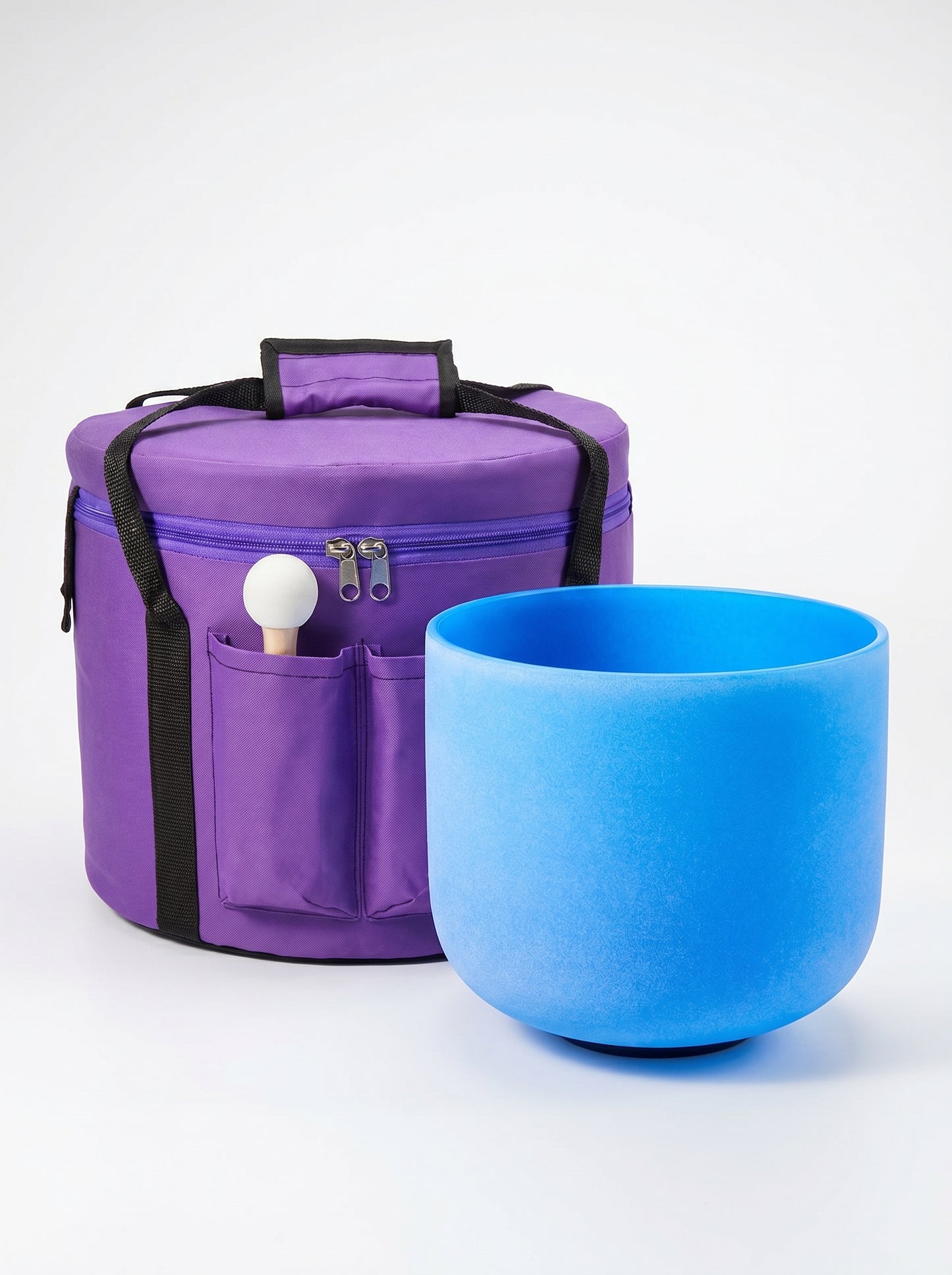 Cuenco de Cuarzo Azul + Bolso de Transporte