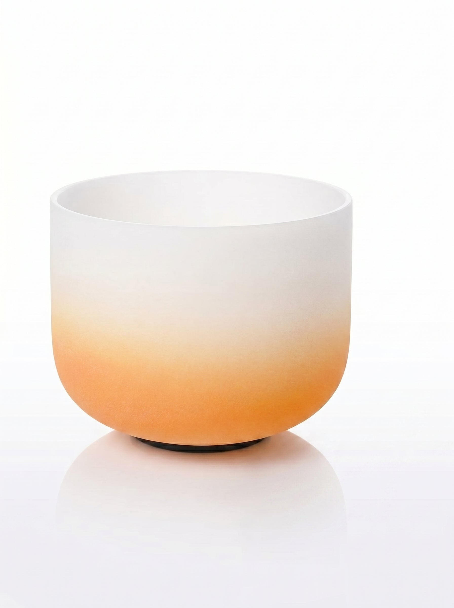 Cuenco de Cuarzo Aura Naranja + Bolso de Transporte