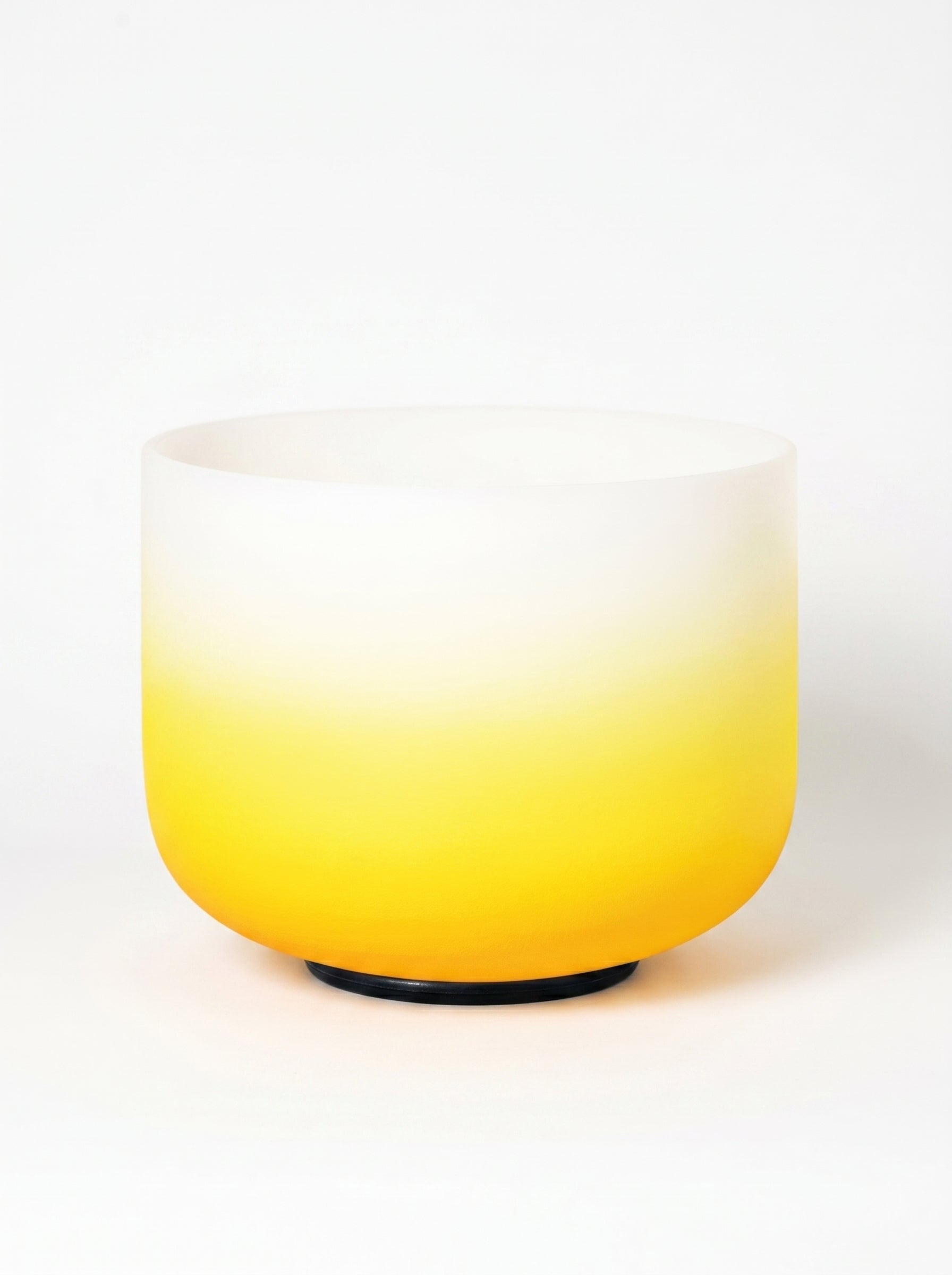 Cuenco de Cuarzo Aura Amarilla + Bolso de Transporte