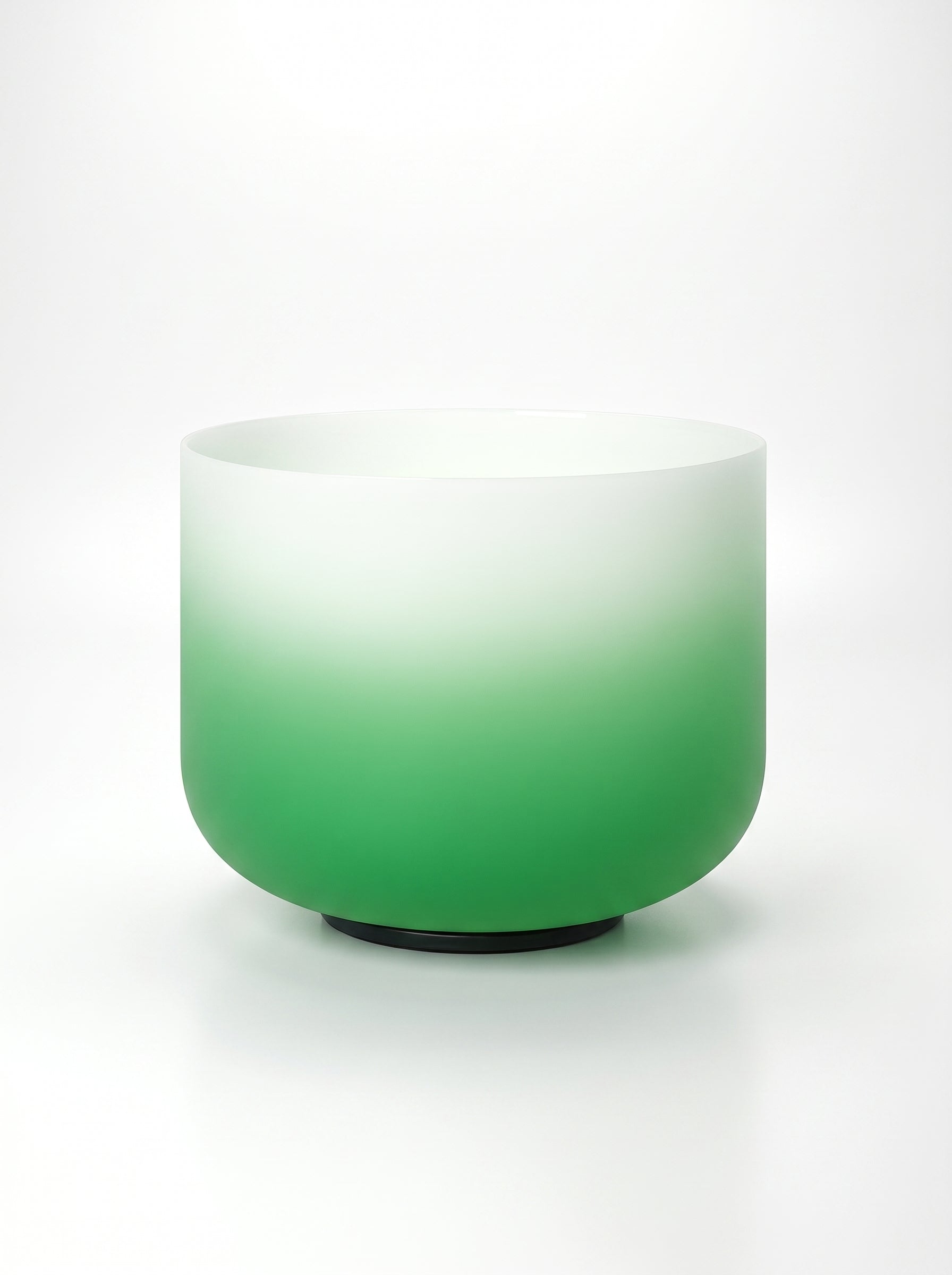 Cuenco de Cuarzo Aura Verde + Bolso de Transporte